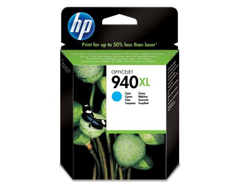 Tinte HP C4907AE / Nr. 940XL cyan, 16ml, zu OfficeJet Pro 8000/8500, 1400 Seiten @5% Decku Preisvergleich