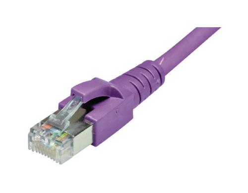 D�twyler Cat.6 S/FTP 15m violett Patchkabel, AWG22, 1Gbps, Kabel: Uninet 7702 flex 4P 1200 Preisvergleich