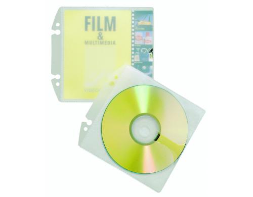 DURABLE CD/DVD Cover Easy, Inhalt: 10 Stk., transparent, extrastarke H�lle mit Schutzvlies Preisvergleich