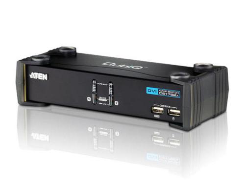 Aten CS1762A: 2 Port DVI KVM-Switch, USB,bis 1600x1200 Aufl�sung, Auto-Scan, inkl. Kabelsa Preisvergleich