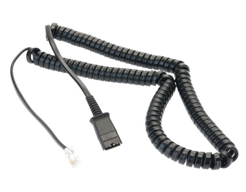 Bild Plantronics Anschlusskabel U10P-S19,besteht aus einem Standart QD-Stecker und einem 8-poligen