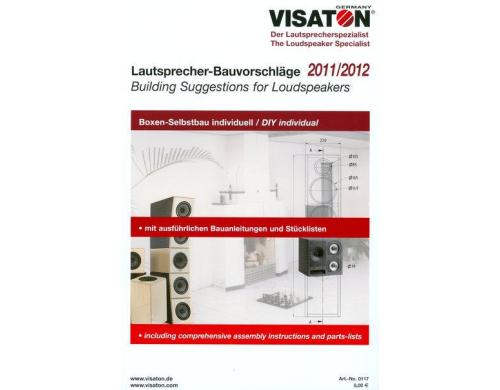 Visaton Lautsprecher Bauvorschl�ge 2011/12, 68 Seiten, 1 Stk. Preisvergleich