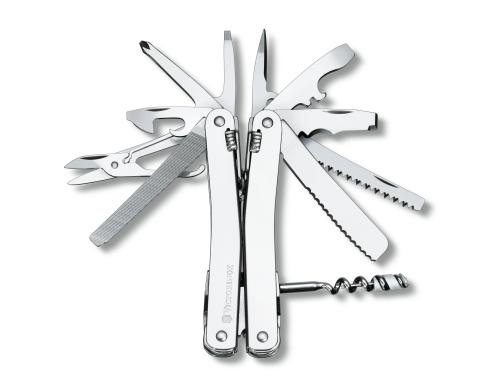 Victorinox SwissTool Spirit in Leder-Etui, Multi-Tool mit Bithalter/Schl�ssel, 6 Bits, Kor Preisvergleich