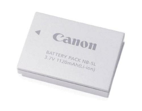 Canon Lithium-Ionen-Akku NB-5L, 1120 mAh / 3,7 Volt, für PS S110/S100/SX230HS/SX210IS
