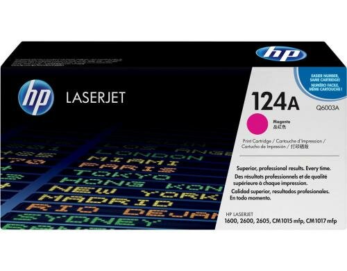 HP Toner 124A - Magenta (Q6003A) Seitenkapazität ~ 2000 Seiten