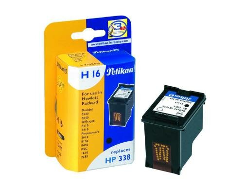 Tinte Pelikan Deskjet/Officejet/Photosmart C8765EE Nr 338, schwarz, 11ml