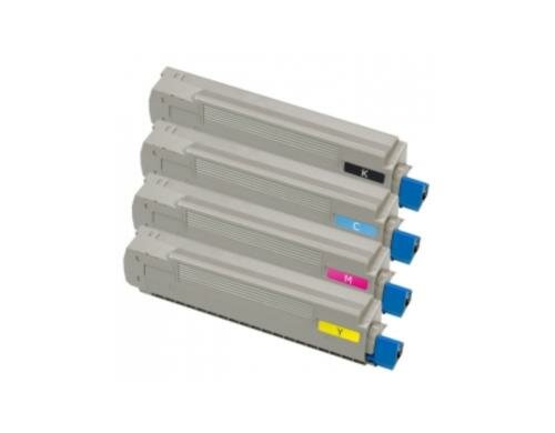 Toner schwarz zu OKI C8600/8800 6000 Seiten @5% Deckung, 43487712