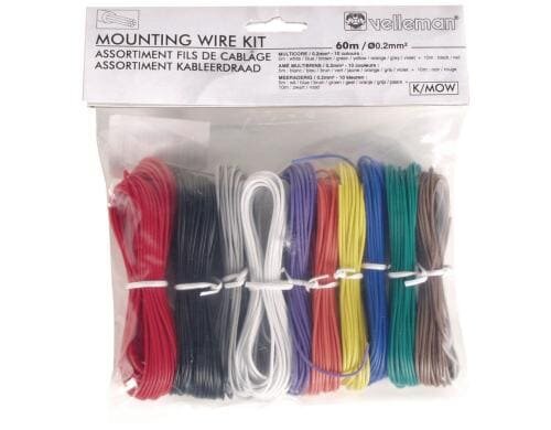 Velleman K/MOW Univ. Kabel Set,60m,10 Farb.