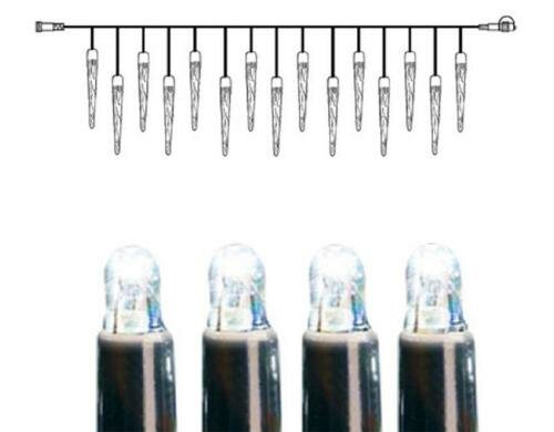 Star Trading SystLED Icicle 4x0.4m Eisz. SM 11, 4W, 25 LED weiss, Kabel schwarz