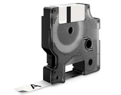 Dymo Schriftband D1, 6mm x 7m, Band: weiss Schrift: schwarz - für alle LabelManager