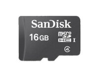 SanDisk microSDHC Card 16GB Class 4 ohne SD-Adapter