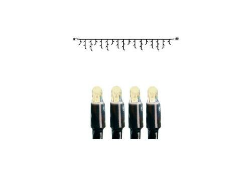 Star Trading SystLED Icicle 3x0.4m SM 13, 4W, 50 LED warmweiss, Kabel schwarz