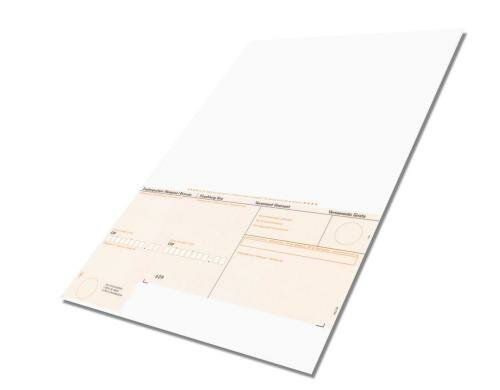 Rechnungsformular mit Einzahlungsschein A4 ESR Post Computereintrag, 500 Stk., orange