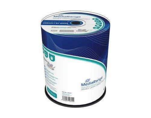 MediaRange DVD+R 8.5GB Double Layer 100er Spindel, 8-fach, bedruckbar