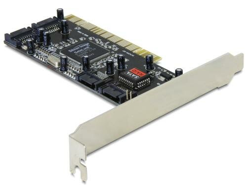 DeLock: 4 Port SATA RAID-Kontroller RAID 0/1 oder 0+1, 1.5Gbps
