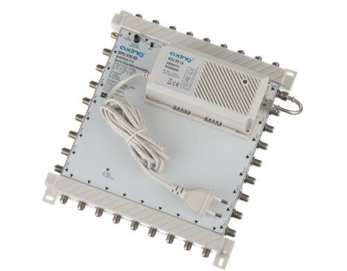 Axing SPU910-09, DiSEqC-Multischalter 9/10 Preimium-Line, Schaltnetzteil absetzbar
