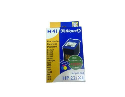 Tinte Pelikan HP PSC 1410 Nr. 22XL, farbig, 3x5ml