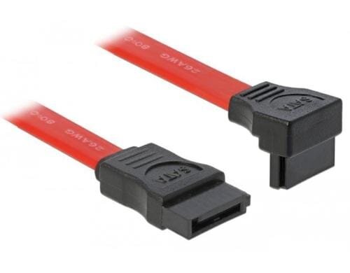 SATA2 Kabel intern, 50cm, 90Grad gewinkelt Kabel wird von der HD nach unten geführt.