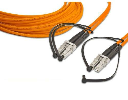 Lightwin LWL Duplex Patchkabel Multimode 50/125µm, LC-LC, 1.0m OM2