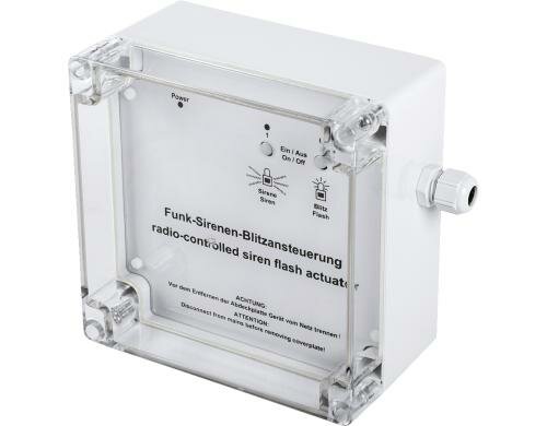 Homematic Funk-Sirenenansteuerung inkl. Notstromakku, IP65