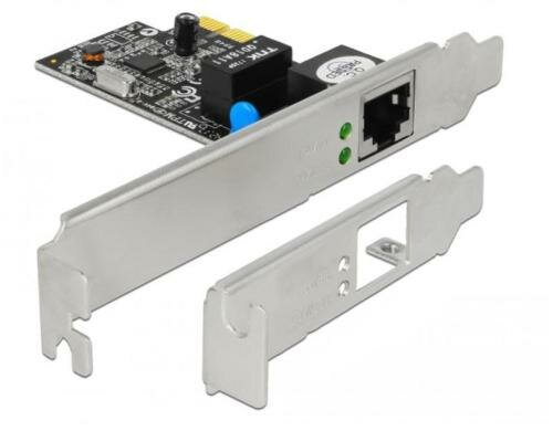 Delock PCI-Express Netzwerkkarte, 1Gbps inkl. Low profile Slotblech