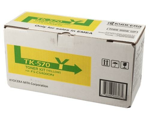 Toner Kyocera TK-570Y, zu FS-C5400DN yellow, ca. 12000 S. gemäss ISO/IEC 19798