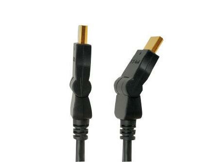 Kabel HDMI HDGear Swivel 2.0m 1080p, HDMI A-Stecker-HDMI A-Stecker