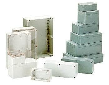 Velleman G311 abgedichtetes ABS-Gehäuse Dunkelgrau, 115 x 90 x 55mm (LxBxH)