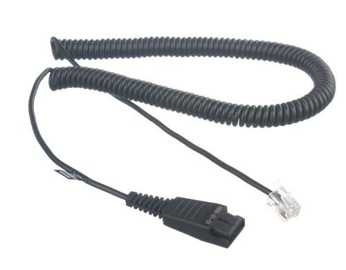 Jabra Spiralkabel FC zu Mitel 57i, Tiptel, Eurit 4000, CX253