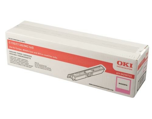 OKI Toner 44250722 magenta,C110/C130N/MC160 2500 Seiten