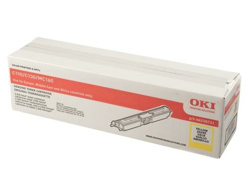 OKI Toner 44250721 yellow,C110/C130N/MC160 2500 Seiten