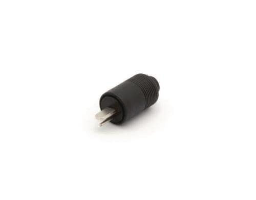 Velleman DIN-Stecker, 2-Polig, schwarz Lötfrei, Schraubanschlüsse,CA075T