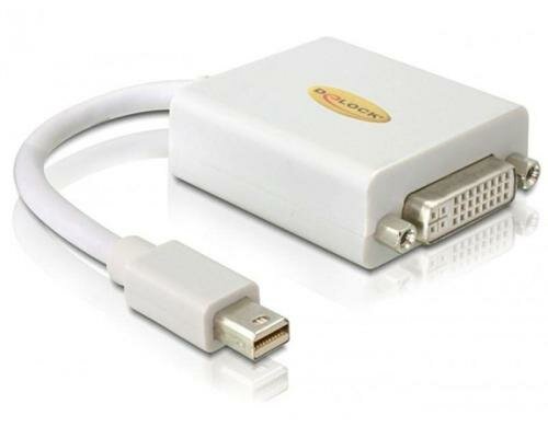 Monitoradapter Mini-Displayport zu DVI bis Full-HD, Farbe:weiss