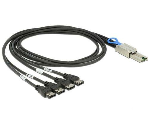 SAS Kabel: SFF8088-4x eSATA, 1m externes Kabel