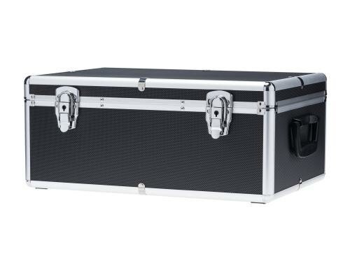 Mediarange Aluminium DJ-Case black 500 CDs abschliessbar, inkl. 500 Einhängetaschen