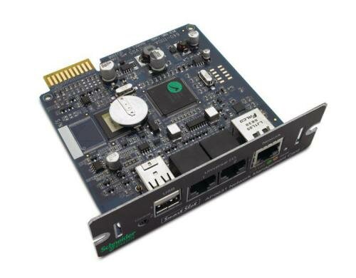APC Network Management Card AP9631, LAN 2xRJ-45, mit Temperatursensor