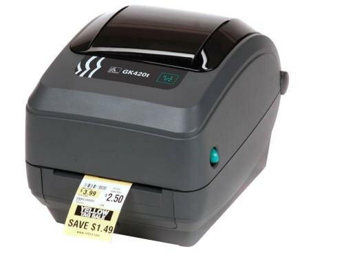 Zebra Etikettendrucker GK420T USB/Seriell Thermo Transfer, max. Druckbreite: 104mm