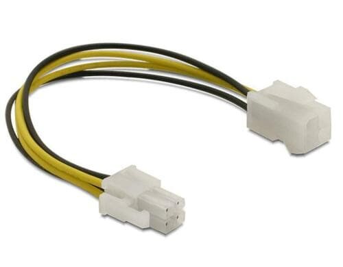 P4 4Pin Stecker auf 4Pin Buchse Kabel, 15cm Verlängerungskabel