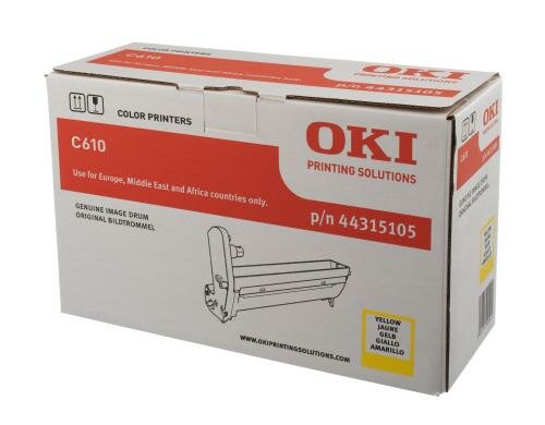 OKI Bildtrommel 44315105,f.610 Serie,yellow 20000 Seiten (Image Drum), ISO/IEC 19798