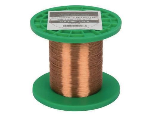 Velleman WICK01N Wickeldraht Ø 0.1mm 715m 1.5 K Ohm