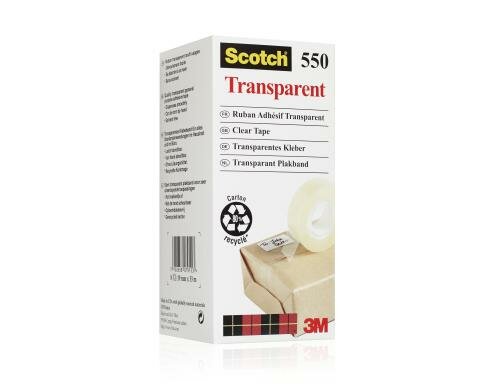 3M Scotch Klebeband transparent Inhalt: 8 Rollen., 19mmx33m