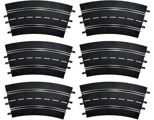 Carrera Slotcar Kurve 3/30°  für Evo/Digi 6 Kurven 3/30° für Evolution/Digital-Bahn