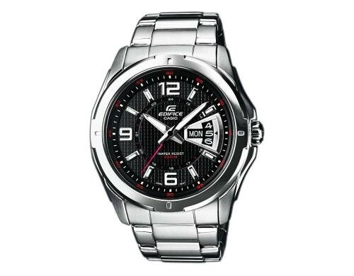 Casio Edifice, EF-129D-1AVEF Edelstahlarmband, 10 Bar Wasserdicht