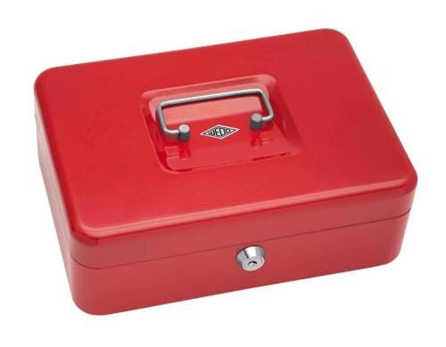 Wedo Geldkassette, 25 x 18 x 9 cm rot