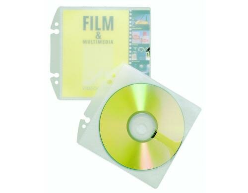 DURABLE CD/DVD Cover Easy Inhalt: 10 Stk., transparent,