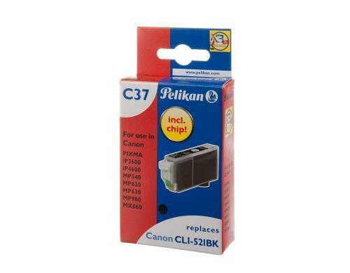 Tinte Pelikan, CLI-521BK schwarz zu PiXMA iP3600/4600/ MP980/630/620/540