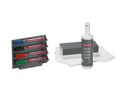 Edding Boardmarker Zubehörset BMA 15S Inhalt: Tafelreiniger, Tafelwischer mit 20