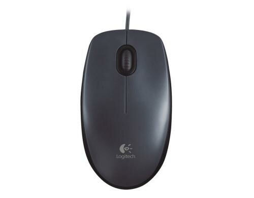 Logitech M90 Optical Mouse 3 Botton, Scrollrad, USB
