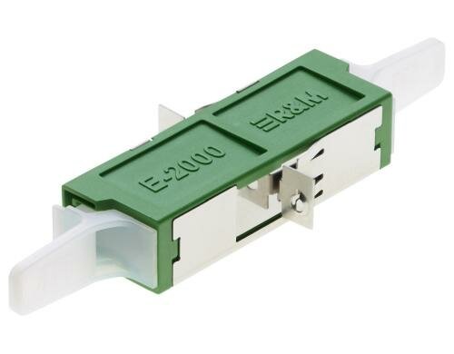 Lightwin LWL Kupplung E2000-E2000, Simplex Singlemode, APC, plastik