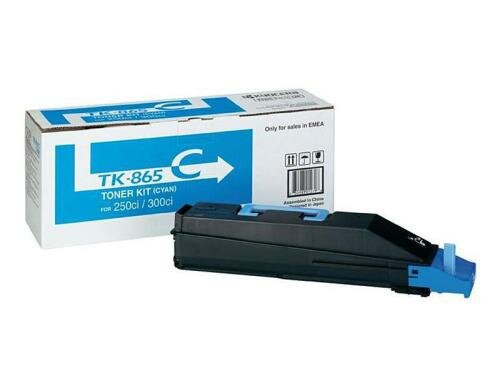 Toner Kyocera TK-865C, TASKalfa 250/300ci cyan, 12000 Seiten bei 5% Deckung